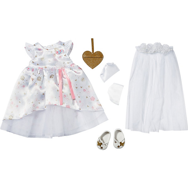 Одежда для куклы Baby Born Наряд невесты, делюкс Zapf Creation 11405588