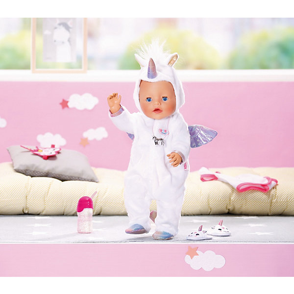 фото Одежда для куклы zapf creation baby born "сказочный единорог", 43 см
