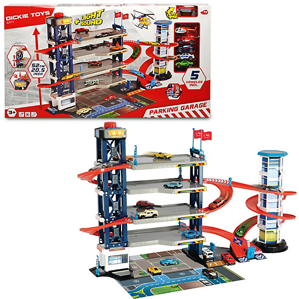 

Парковка Dickie Toys, свет, звук, Weiß/beige, Парковка Dickie Toys, свет, звук