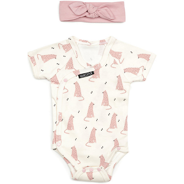 

Комплект: боди,бандана Happy Baby, Бежевый