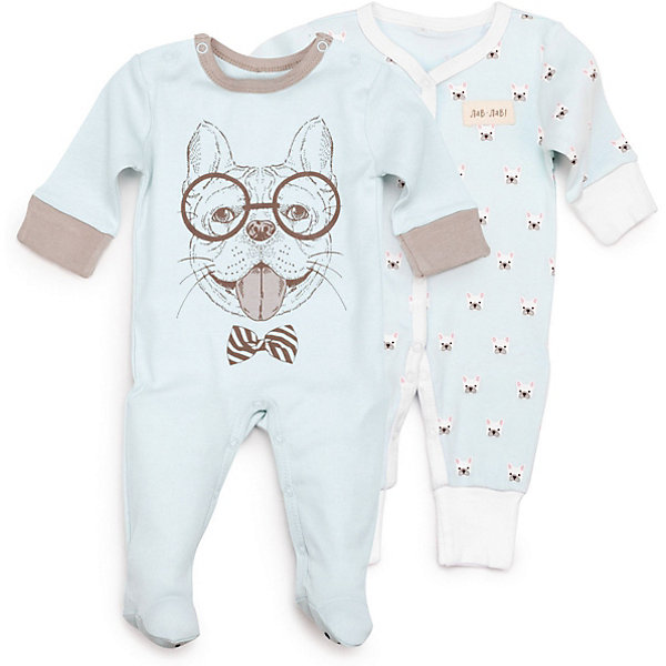 

Комбинезон 2 шт Happy Baby для мальчика, Голубой, Комбинезон 2 шт Happy Baby для мальчика