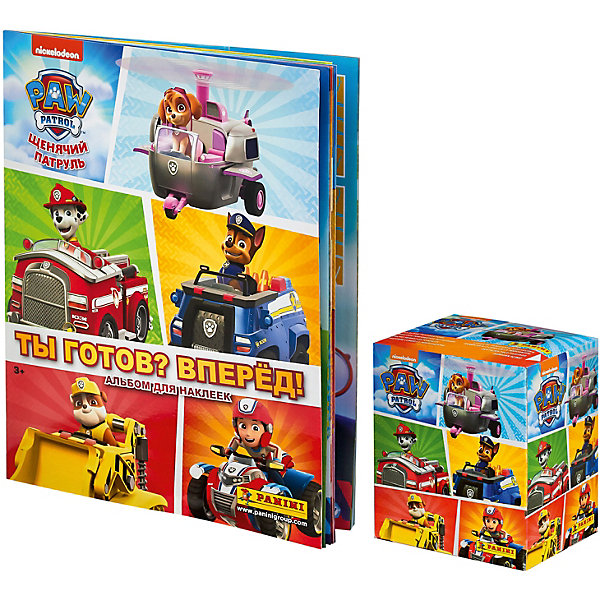 

Альбом + бокс с наклейками Panini "Щенячий патруль 4"