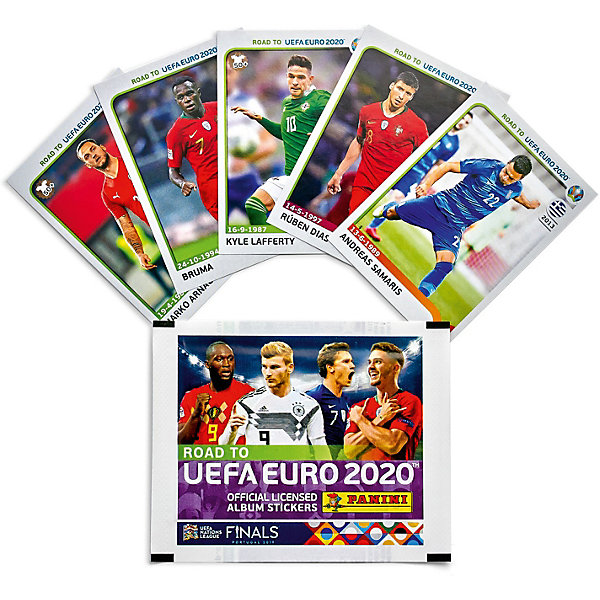 

Блистер Panini ROAD TO EURO2020, 30 наклеек