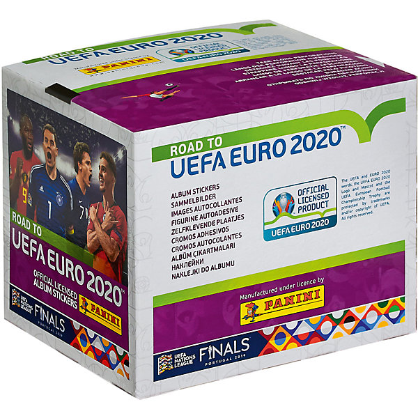 фото Бокс с наклейками Panini ROAD TO EURO2020