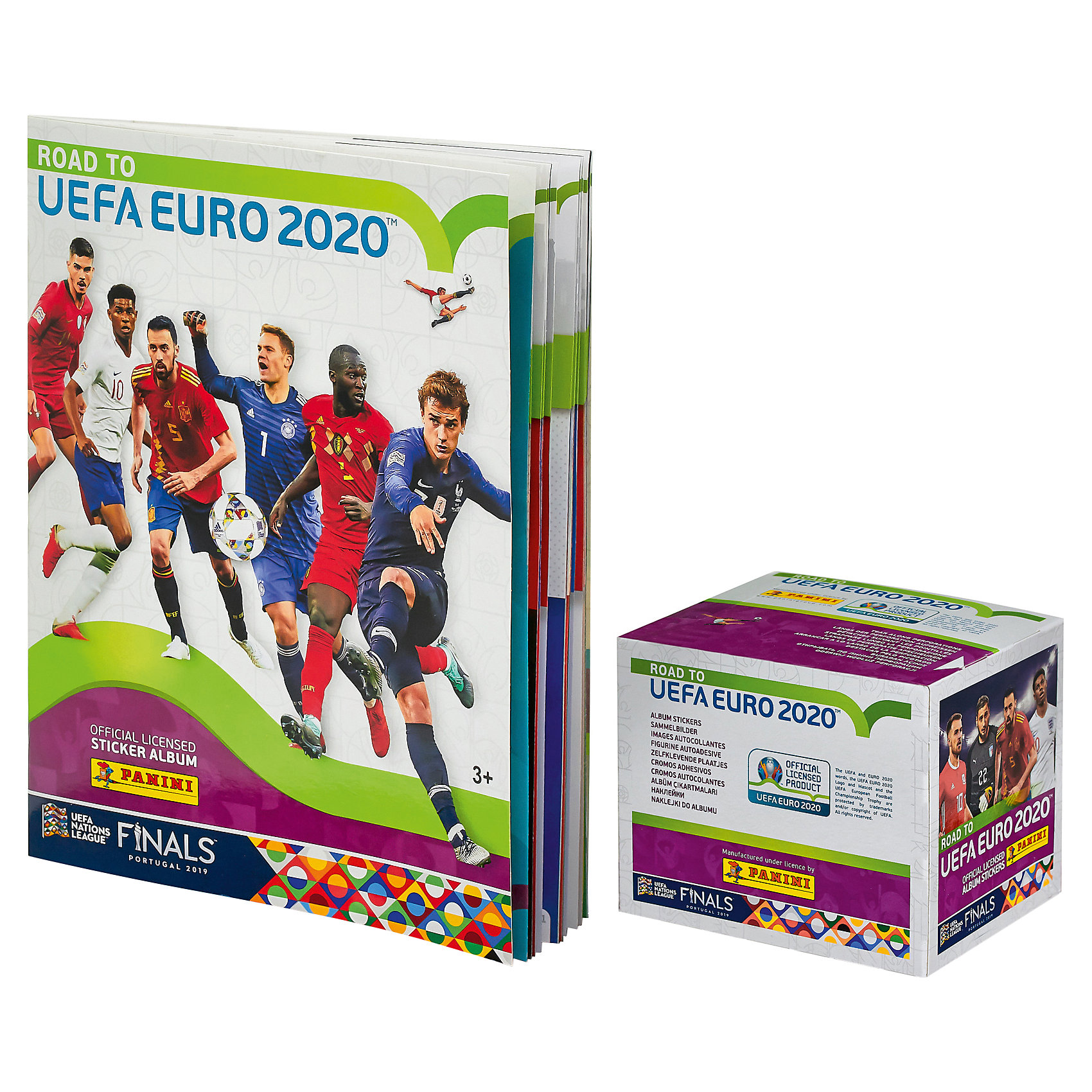 фото Альбом + бокс с наклейками Panini ROAD TO EURO2020