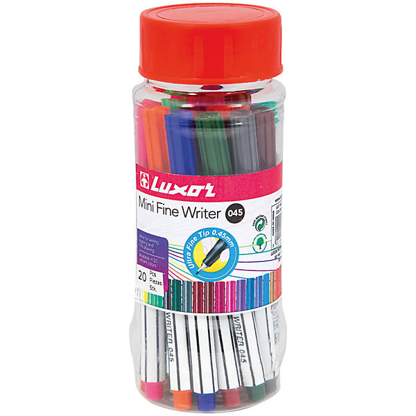

Набор капиллярных ручек Luxor Mini Fine Writer 045, 20 цветов