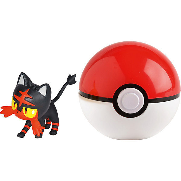 

Игровой набор Росмэн Pokemon Покебол и Литтен, Разноцветный