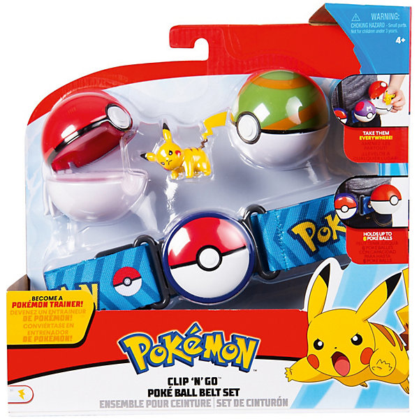 

Игровой набор Росмэн Pokemon Пояс для Поке-тренеров, голубой, Разноцветный