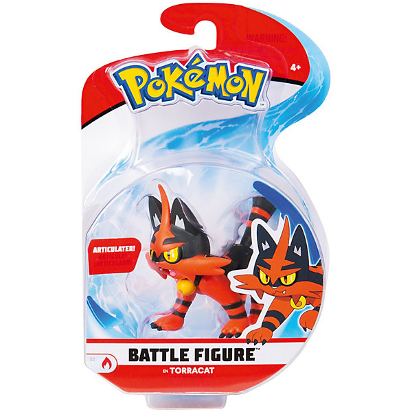 

Игровая фигурка Росмэн Pokemon Торракэт, 8 см, Разноцветный