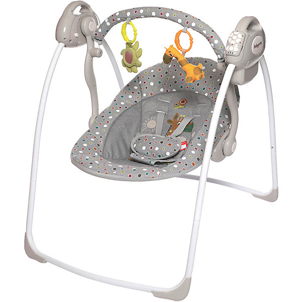 

Электрокачели Riva, Baby Care, серые, Серый