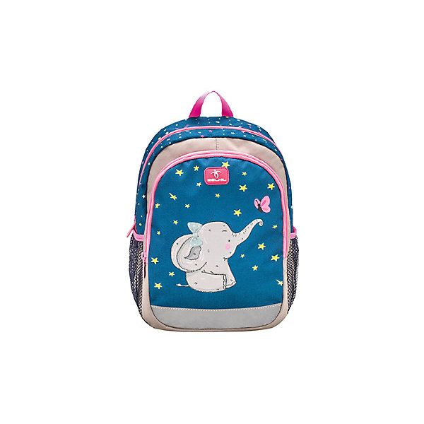 

Дошкольный рюкзак Belmil Kiddy Plus Elephant, сине-розовый, Hellblau/rosa