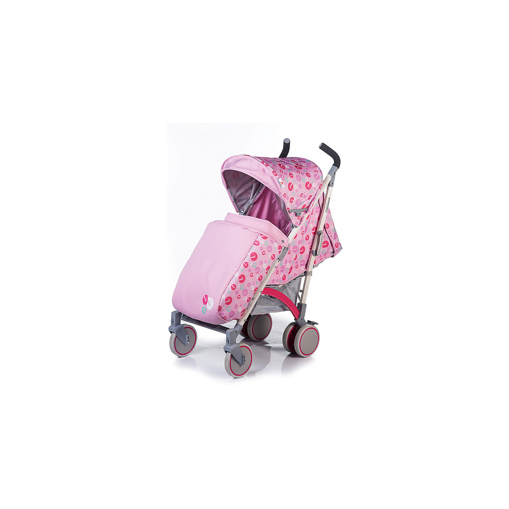 Коляска-трость Babyhit Rainbow LT, розовая с серым Baby Hit 11429182