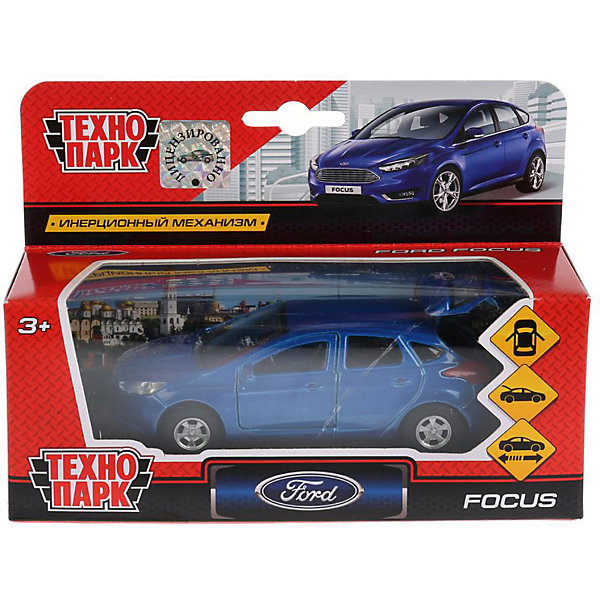 

Инерционная машина Технопарк Ford Focus, синий, Разноцветный, Инерционная машина Технопарк Ford Focus, синий