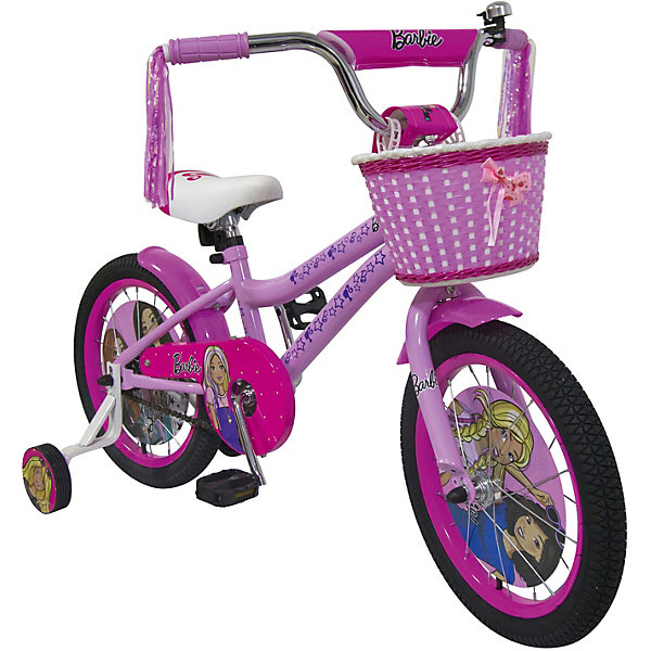 

Двухколесный велосипед Navigator Barbie 16, Разноцветный, Двухколесный велосипед Navigator Barbie 16"