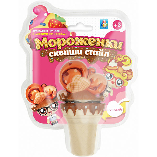 Фигурка-антистресс 1Toy Мороженка Сквиши Стайл, 12 видов 11432278