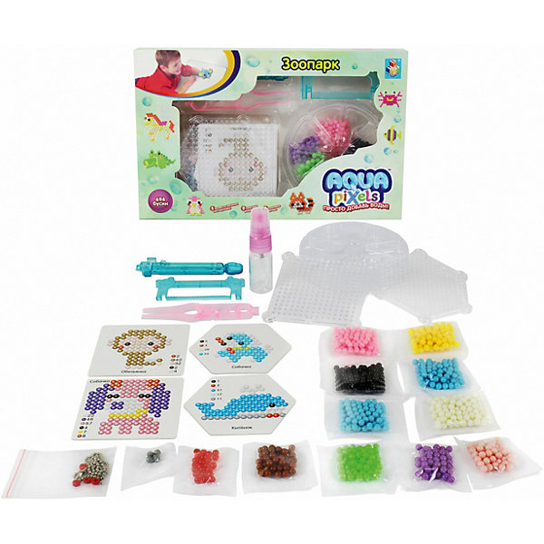 

Мозаика 1toy Aqua Pixels "Большой зоопарк", 694 деталей (водная, Мозаика 1toy Aqua Pixels "Большой зоопарк", 694 деталей (водная)