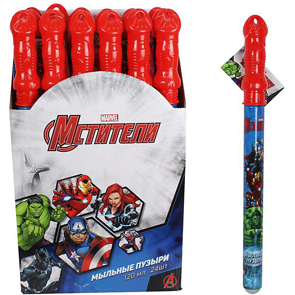 

Мыльные пузыри 1Toy Marvel "Мстители", 120 мл, Разноцветный