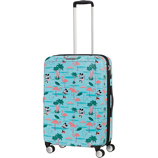 Чемодан American Tourister Минни Майями пляж, высота 67 см