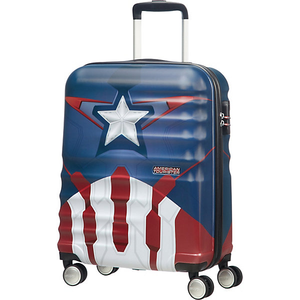 American Tourister Чемодан American Tourister Капитан Америка, высота 55 см