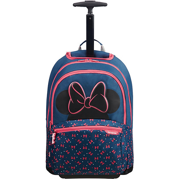 

Рюкзак на колесах Samsonite Минни неон, 21,5 л, Разноцветный