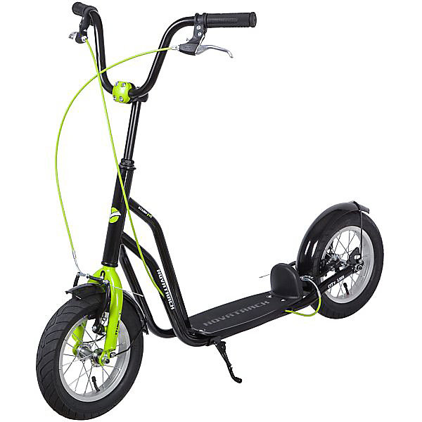 

Двухколёсный самокат Novatrack Stamp N1, чёрный, Черный