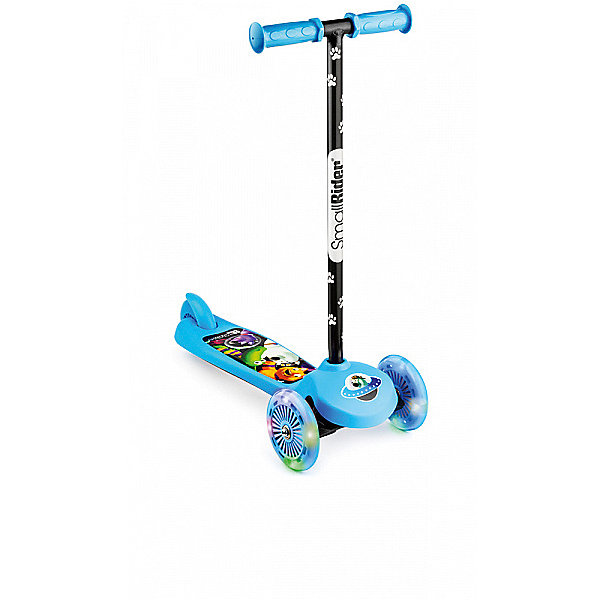 

Трехколесный самокат Small Rider Scooter Flash 2в1 со светящимися колесами, синий, Atlantikblau