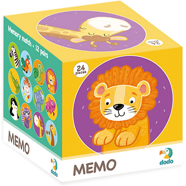 

Настольная игра-мемо Dodo "Дикие животные"