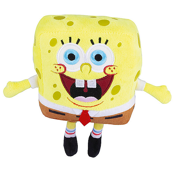 фото Плюшевая игрушка SpongeBob "Губка Боб смеющийся", 15 см Alfa group