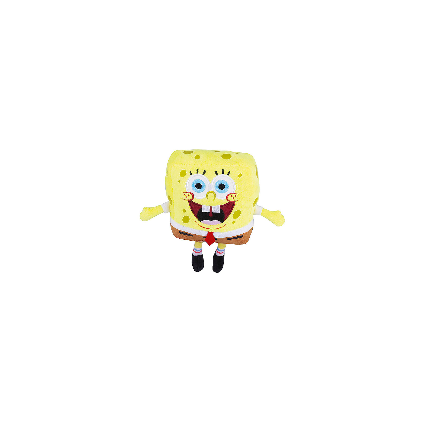 фото Плюшевая игрушка SpongeBob "Губка Боб смеющийся", 15 см Alfa group