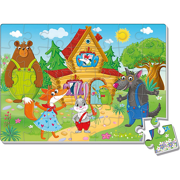 

Мягкие пазлы Vladi Toys "Теремок", 12 элементов
