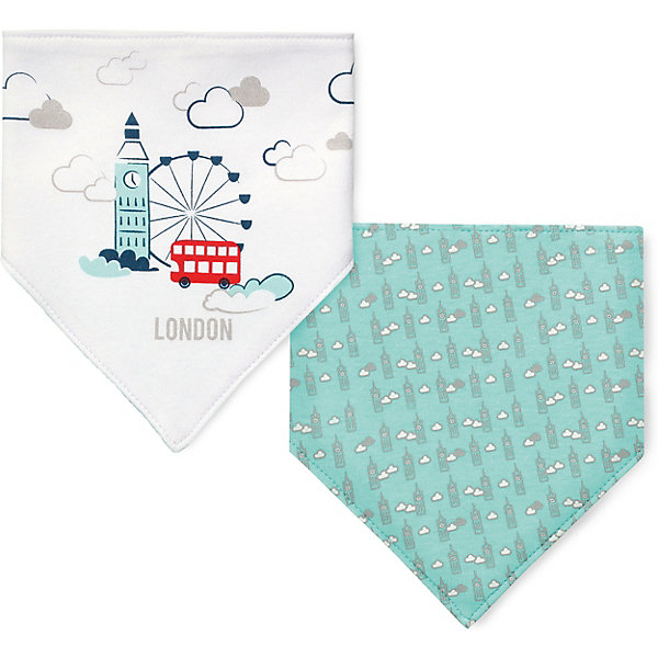 

Нагрудник 2 в 1 BabyOno London, Разноцветный, Нагрудник 2 в 1 BabyOno London