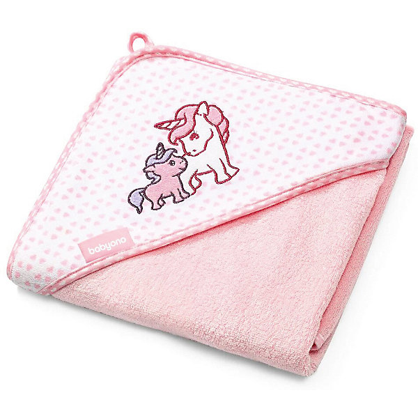 

Полотенце бамбуковое BabyOno 100х100 см, Розовый