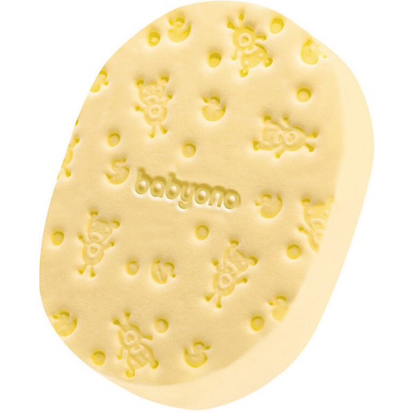 

Губка для купания BabyOno Soft, жёлтая, Желтый
