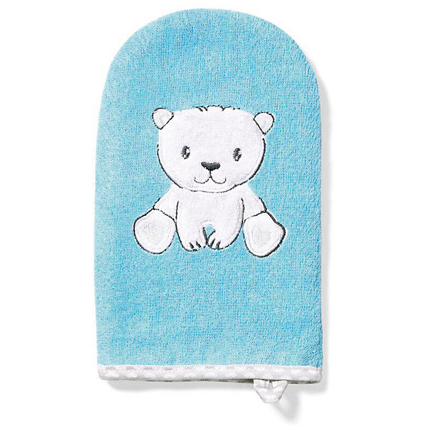 

Рукавичка для купания BabyOno Bamboo, голубая, Голубой