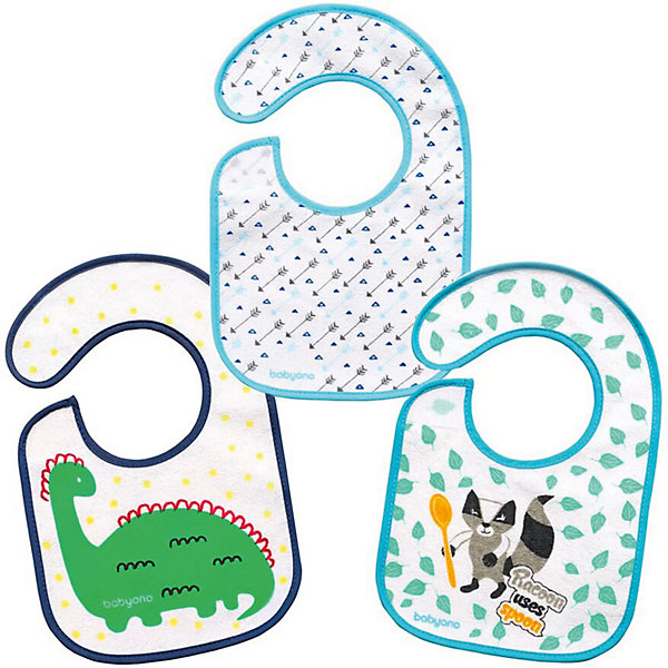 

Нагрудник BabyOno с 36 мес, 3 шт, Разноцветный