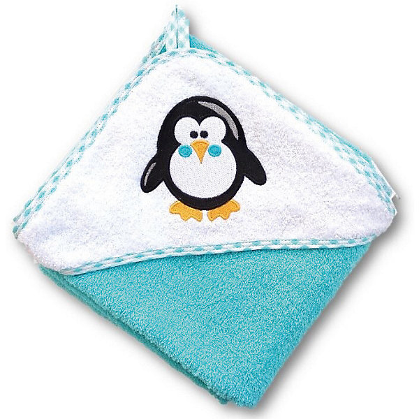 

Полотенце для купания Uviton Baby 100х100 см, Пингвин, Голубой, Полотенце для купания Uviton Baby 100х100 см, Пингвин
