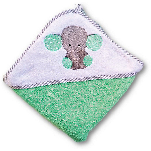 

Полотенце для купания Uviton Baby 100х100 см, Слоник, Мятный, Полотенце для купания Uviton Baby 100х100 см, Слоник