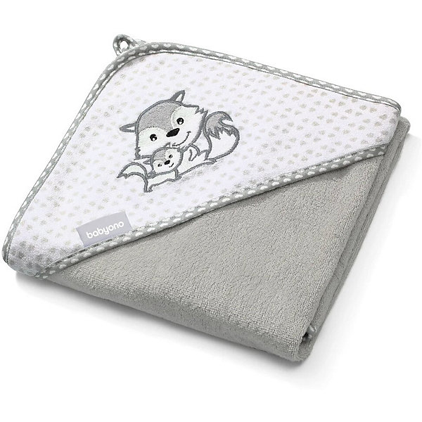 

Полотенце бамбуковое BabyOno 100х100 см, Серый