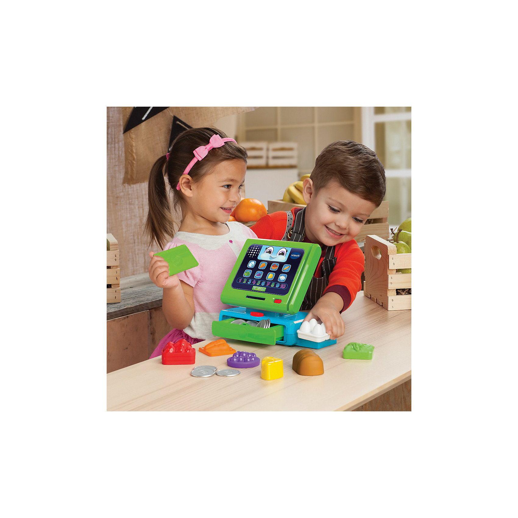 фото Игровой набор Vtech "Моя интерактивная касса", свет/звук