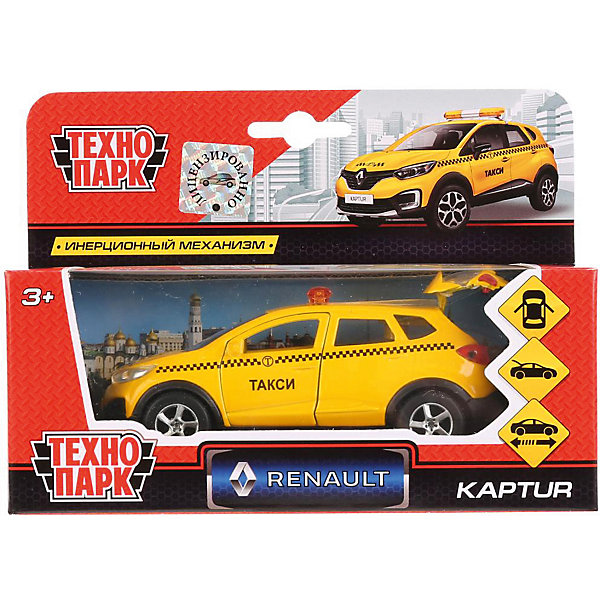 

Инерционная машина Технопарк Renault Kaptur, Такси, Разноцветный