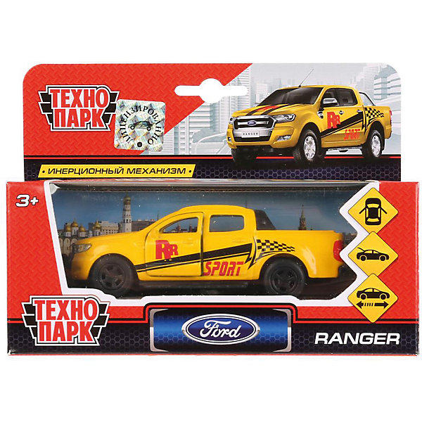

Инерционная машина Технопарк Пикап Ford Ranger, Cпорт, Разноцветный