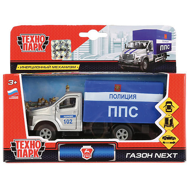 

Инерционная машина Технопарк ГАЗ Газон Next, Полиция, Разноцветный, Инерционная машина Технопарк ГАЗ Газон Next, Полиция