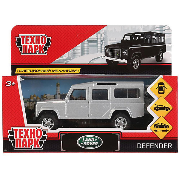 Инерционная машина Технопарк Land Rover Defender, серебрянный 11505233