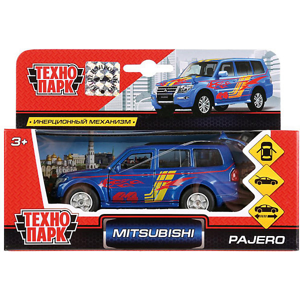 

Инерционная машина Технопарк Mitsubishi Pajero Sport, Разноцветный