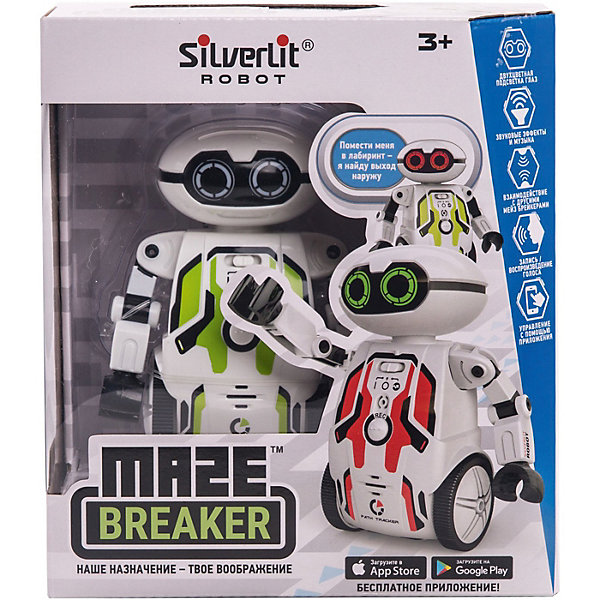 

Робот Silverlit Мэйз «Брейкер», зеленый, Робот Silverlit Мэйз «Брейкер»,