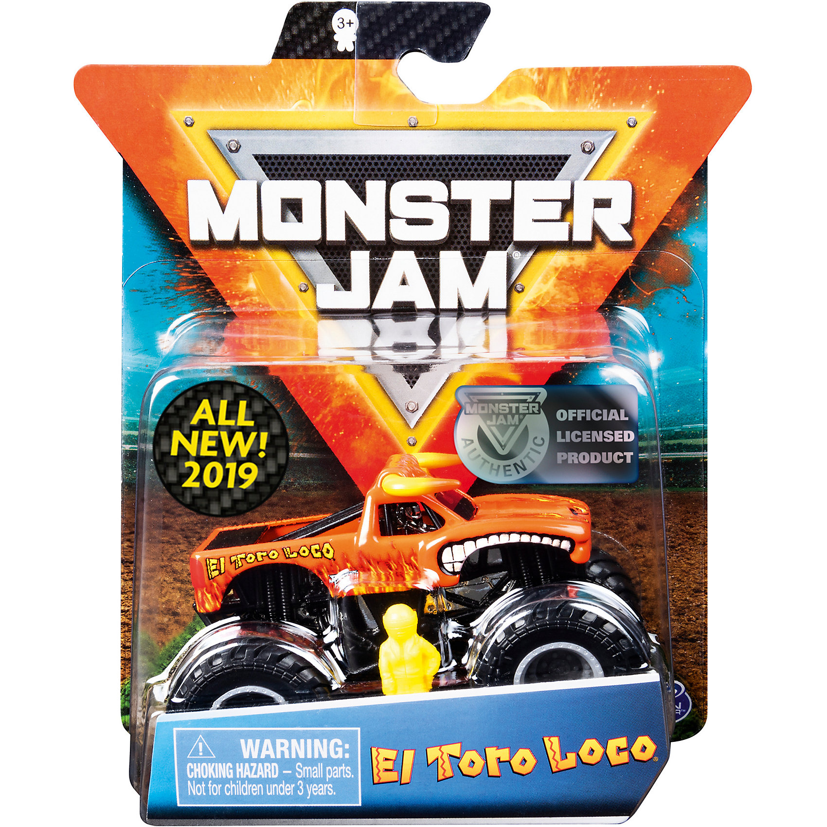 фото Мини-машинка Spin Master Monster Jam, оранжевая
