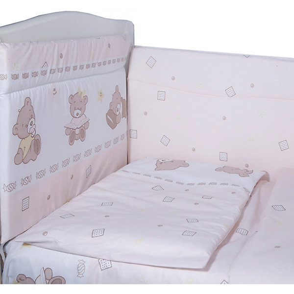 фото Бортик на кроватку Эдельвейс "Мишка", 40х360 см