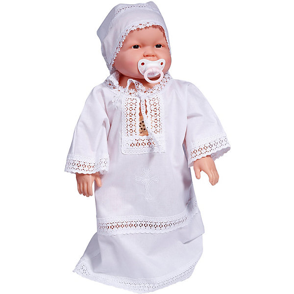 

Крестильная рубашка (поплин, вышивка), Белый