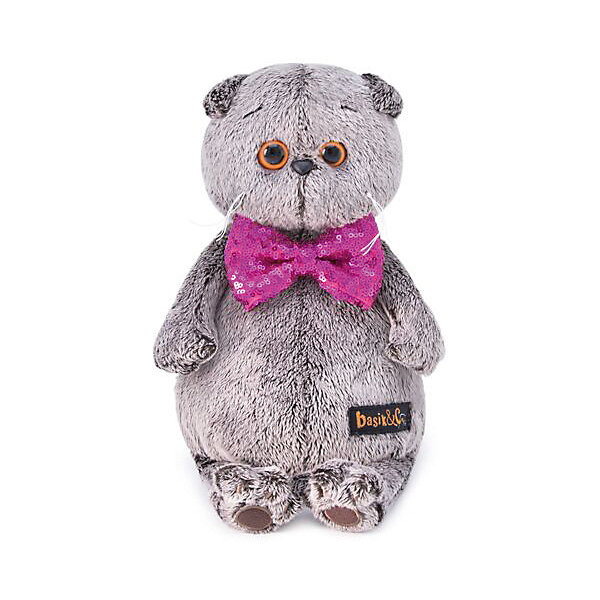 

Мягкая игрушка Budi Basa Кот Басик в галстуке-бабочке в пайетках, 25 см, Коричневый, Мягкая игрушка Budi Basa Кот Басик в галстуке-бабочке в пайетках, 25 см