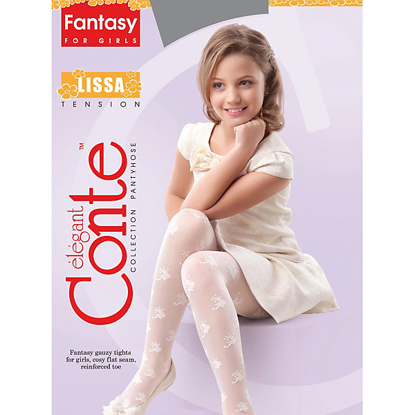 

Колготки Conte-kids Lissa для девочки, Розовый
